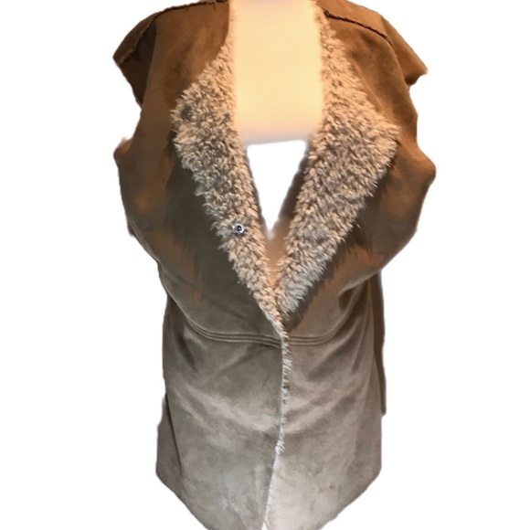 None Jackets & Blazers - “FAUX SUEDE & SHEEPSKIN “ Ladies Vest
